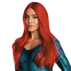 Mera Deluxe Wig For Adults - Warner Bros Aquaman