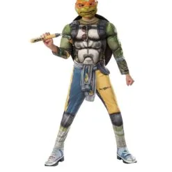 Michelangelo Deluxe Costume For Kids - Nickelodeon Teenage Mutant Ninja Turtles