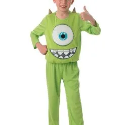Mike Wazowski Deluxe Costume For Kids - Disney Pixar Monsters Inc