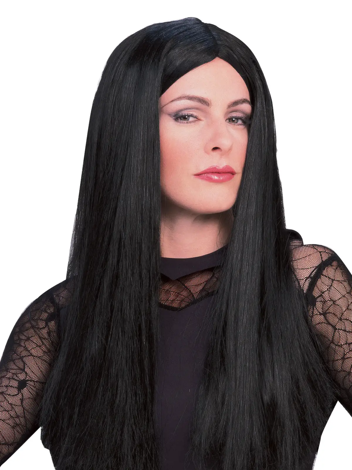 Morticia Addams Wig For Adults - The Addams Family - Image 2