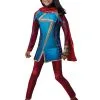 Ms Marvel Classic Costume For Kids - Marvel Captain Marvel