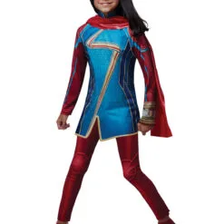 Ms Marvel Classic Costume For Kids - Marvel Captain Marvel