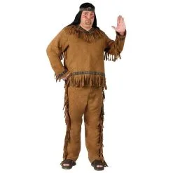 Native American Plus Size Costume For Adults