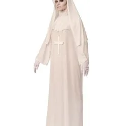 Nun White Costume For Adults