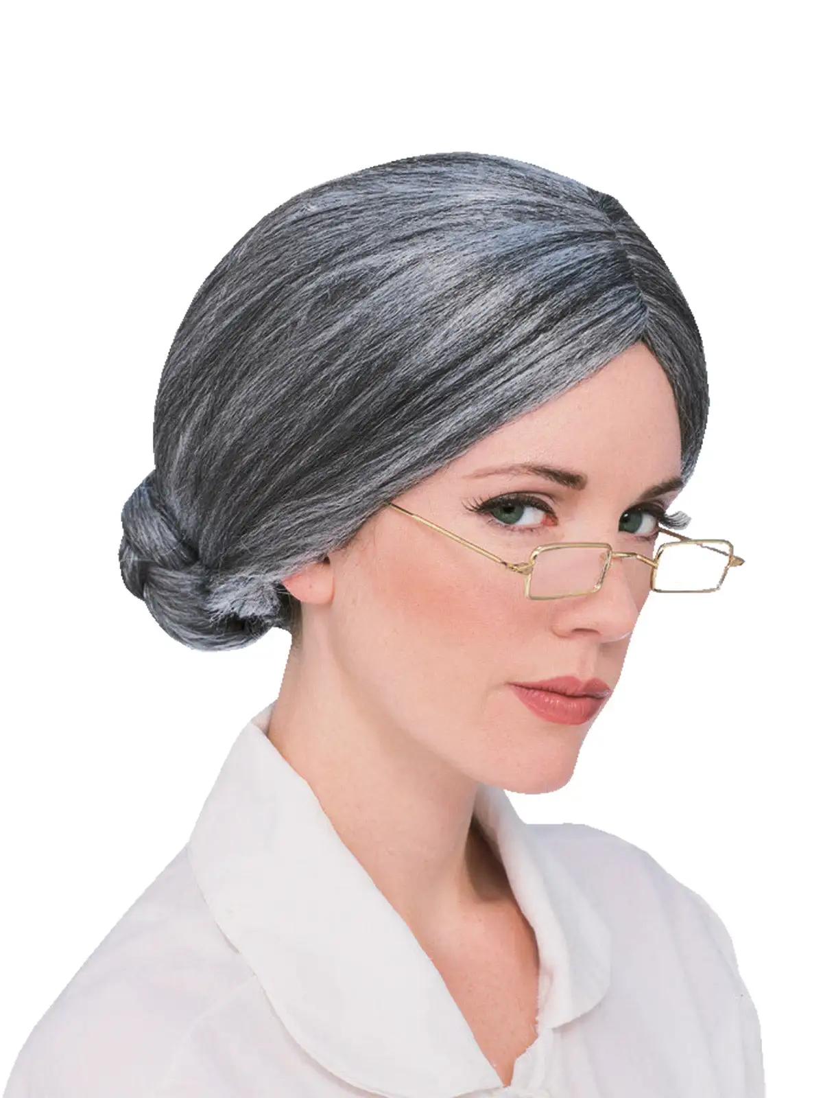 Old Lady Adult Wig - Image 2