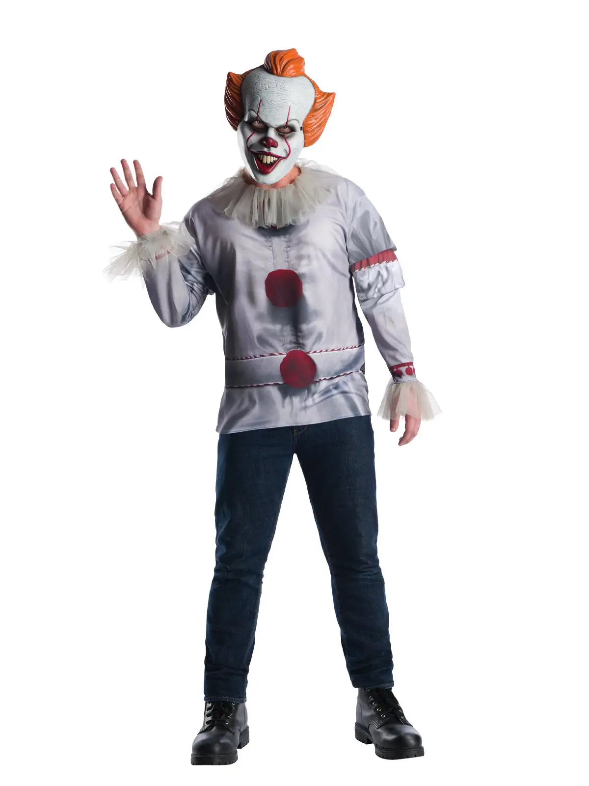 Pennywise 'IT' Movie Costume Top For Adults - Warner Bros 'IT'