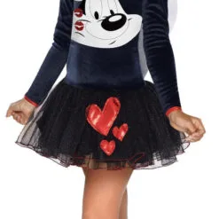 Pepe Le Pew Hooded Tutu Costume For Kids - Warner Bros Looney Tunes