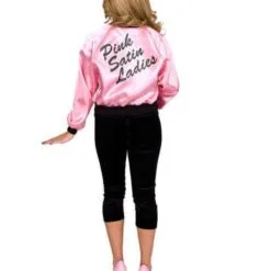 Pink Satin Ladies Jacket For Adults