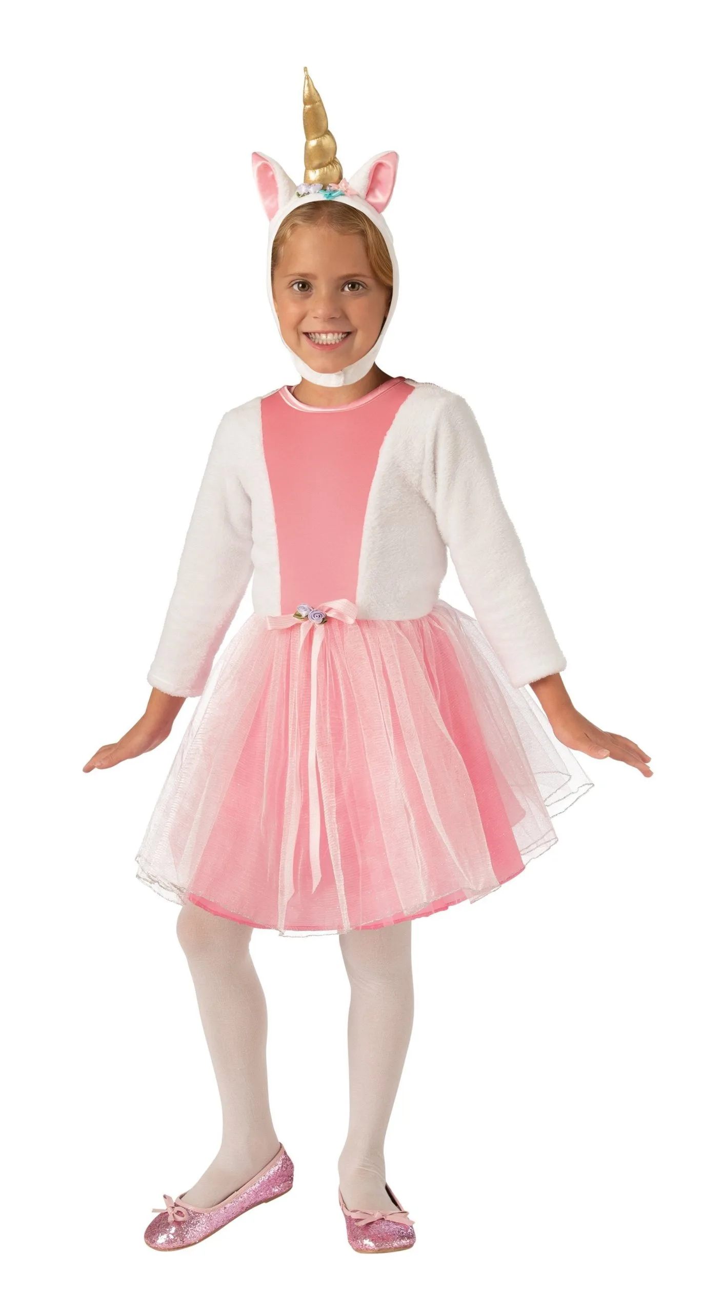 Pink Unicorn Princess Costume For Kids
