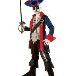 Pirate Captain Bones Costume For Kids