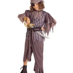 Pirate Ghostship Captain Costume For Kids