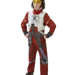 Poe X-Wing Fighter Deluxe Costume For Kids - Disney Star Wars
