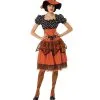 Polka Dot Witch Costume For Adults