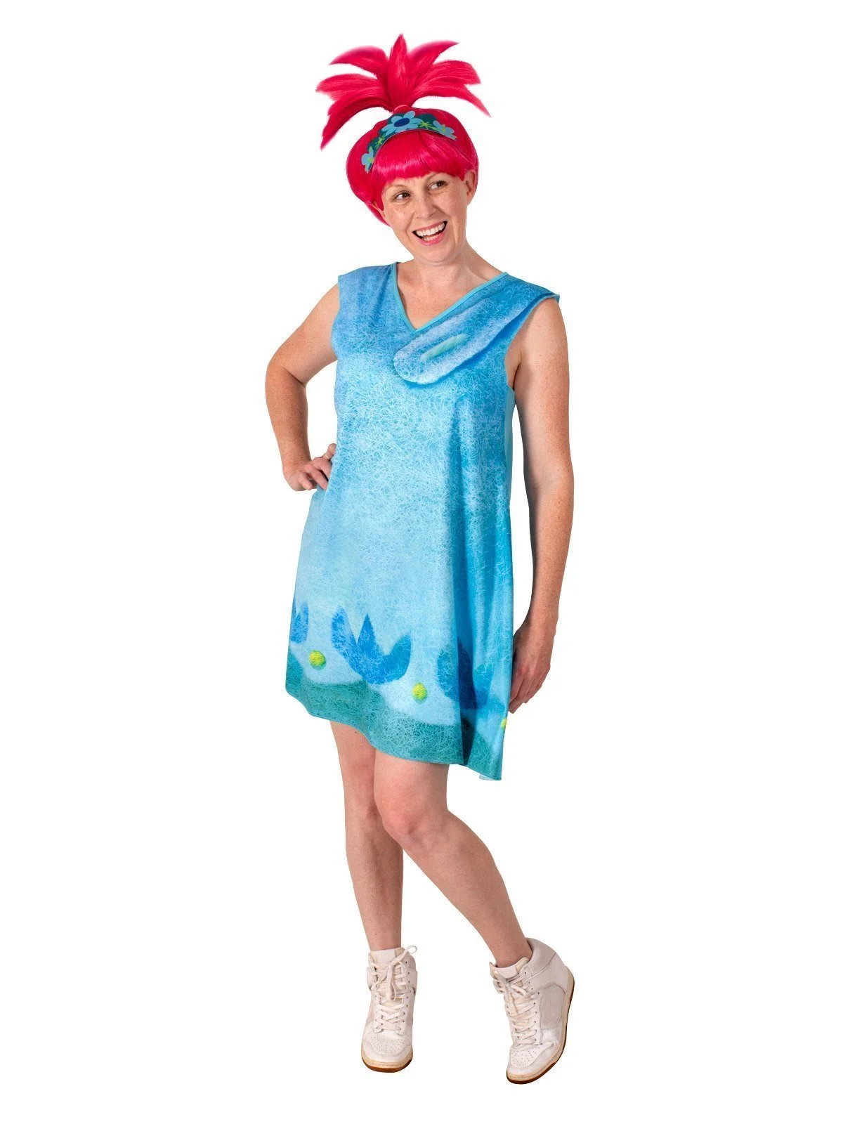 Poppy Deluxe Costume For Adults - Dreamworks Trolls 2 - Image 2