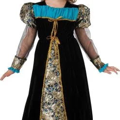 Princess Camelot Black Costume For Kids