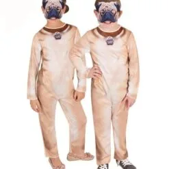 Pug Dog Costume For Kids & Tweens
