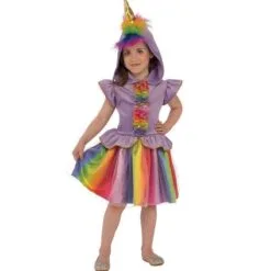 Rainbow Unicorn Costume For Toddlers & Kids