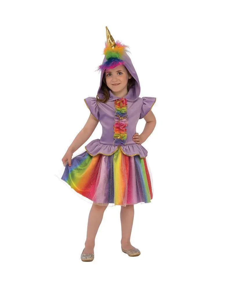 Rainbow Unicorn Costume For Toddlers & Kids