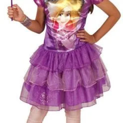 Rapunzel Hooded Tutu Child Dress For Kids - Disney Tangled