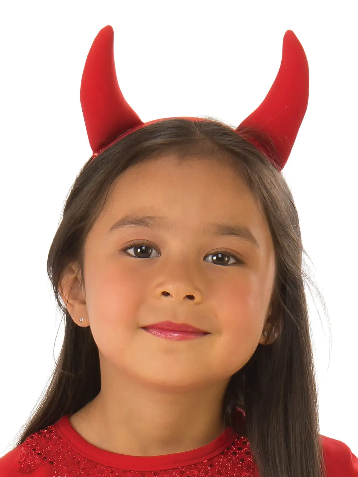 Red Devil Girl Costume For Kids - Image 2