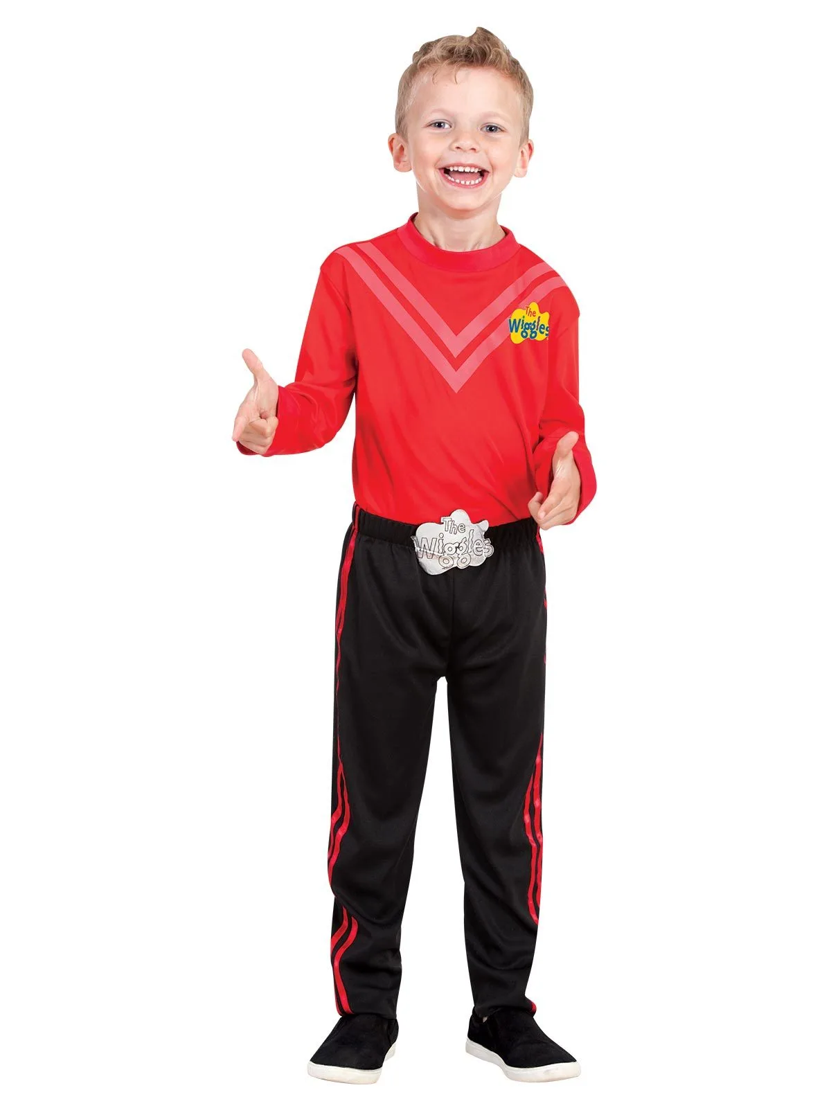 Red Simon Wiggle Deluxe Costume For Kids - The Wiggles - Image 3