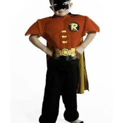 Robin Muscle Chest Dress Up Set For Kids - Warner Bros DC Comics