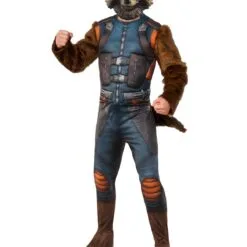 Rocket Raccoon Deluxe Costume For Adults - Marvel Avengers Endgame