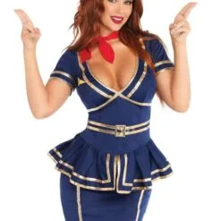 LEG AVENUE Sexy Flight Attendant Costume For Adults