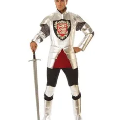 Silver Knight Costume For Adults