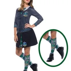 Slytherin Costume Socks For Teens & Adults - Warner Bros Harry Potter