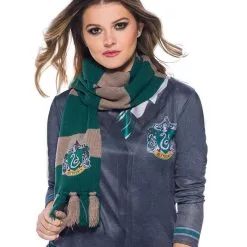 Slytherin Deluxe Scarf For Kids - Warner Bros Harry Potter