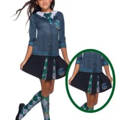 Slytherin Skirt For Kids - Warner Bros Harry Potter