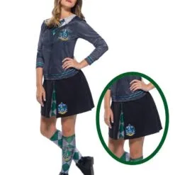 Slytherin Skirt For Adults - Warner Bros Harry Potter