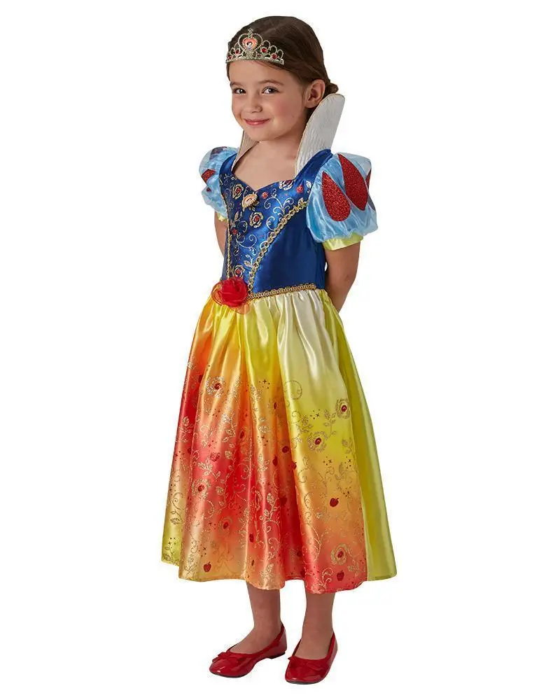 Snow White Rainbow Deluxe Costume For Kids - Disney Snow White - Image 3