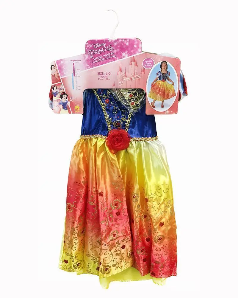 Snow White Rainbow Deluxe Costume For Kids - Disney Snow White - Image 4