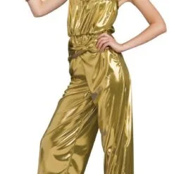 Solid Gold Disco Diva Costume For Adults