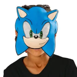 Sonic The Hedgehog Half Mask For Kids - Sonic The Hedgehog