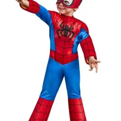 Spidey Deluxe Costume For Toddlers - Marvel Spidey & His Amazing Friends