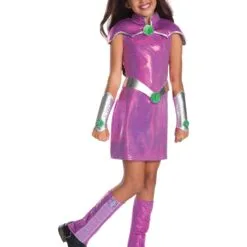 Starfire Deluxe Costume For Kids - Warner Bros Teen Titans