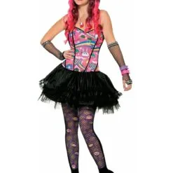 Sugar Max 80s Rock Chick Costume For Adults