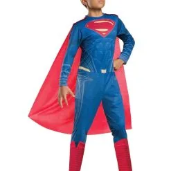 Superman Classic Costume For Kids - Warner Bros Justice League