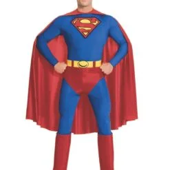 Superman Costume For Adults - Warner Bros DC Comics