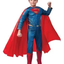 Superman Premium Costume For Kids - Warner Bros Dawn Of Justice