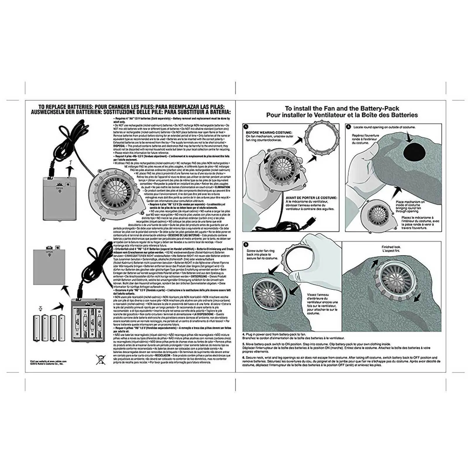 T-Rex Inflatable With Sound Costume For Adults - Universal Jurassic World - Image 3