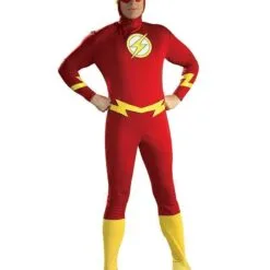 The Flash Costume For Adults - Warner Bros DC Comics