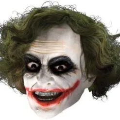 The Joker 3/4 Adult Mask With Hair