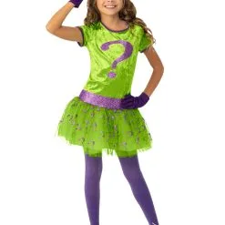 The Riddler Deluxe Tutu Costume For Kids - Warner Bros DC Comics