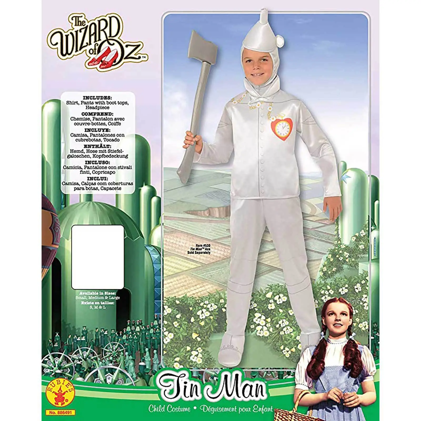 Tin Man Deluxe Costume For Kids - Warner Bros The Wizard Of Oz - Image 4