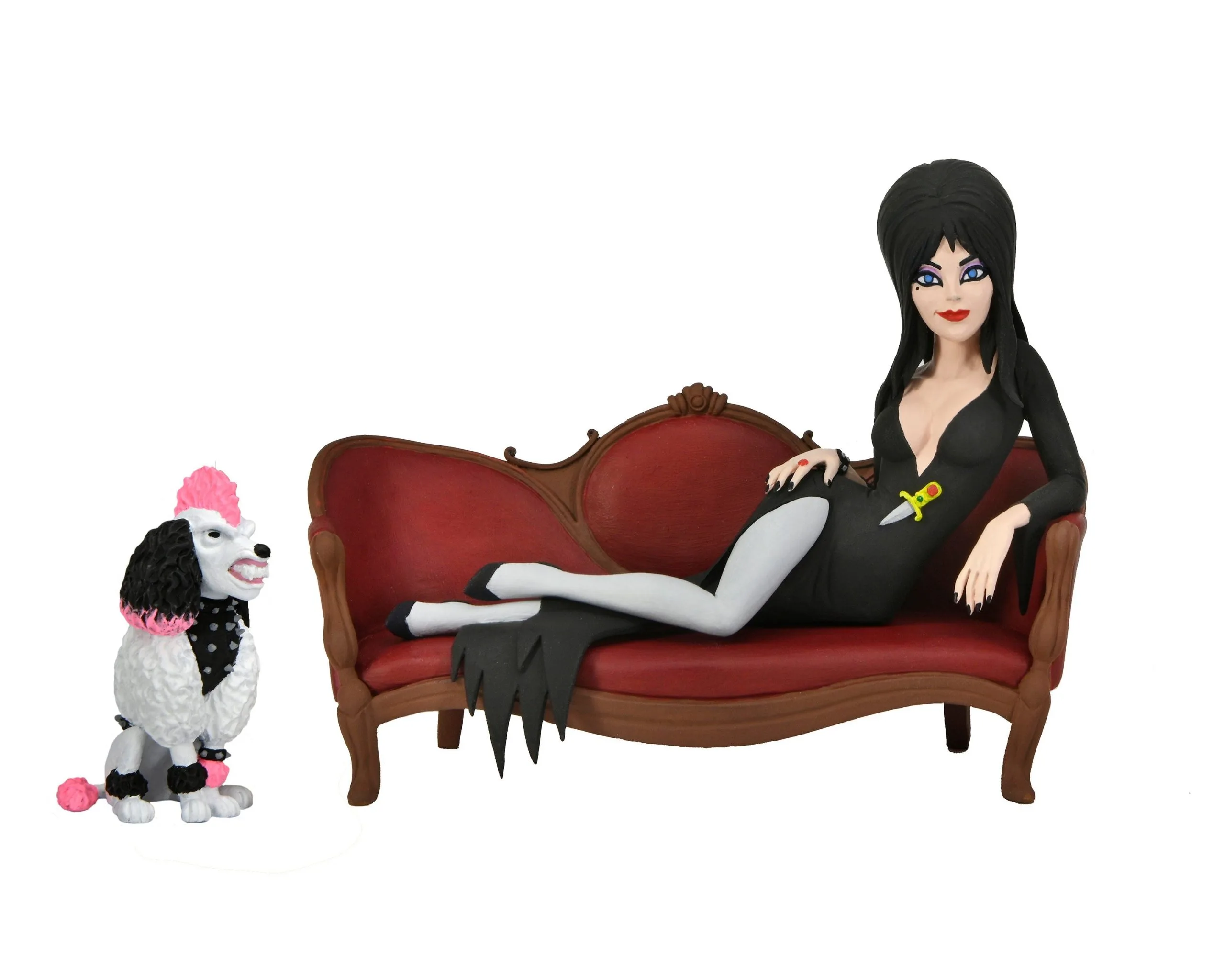 Toony Terrors Elvira On Couch Boxed Set - 6” Scale Action Figure - Elvira - NECA Collectibles