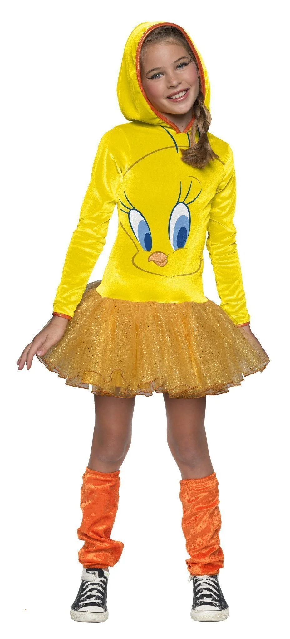 Tweety Pie Hooded Tutu Costume For Kids - Warner Bros Looney Tunes